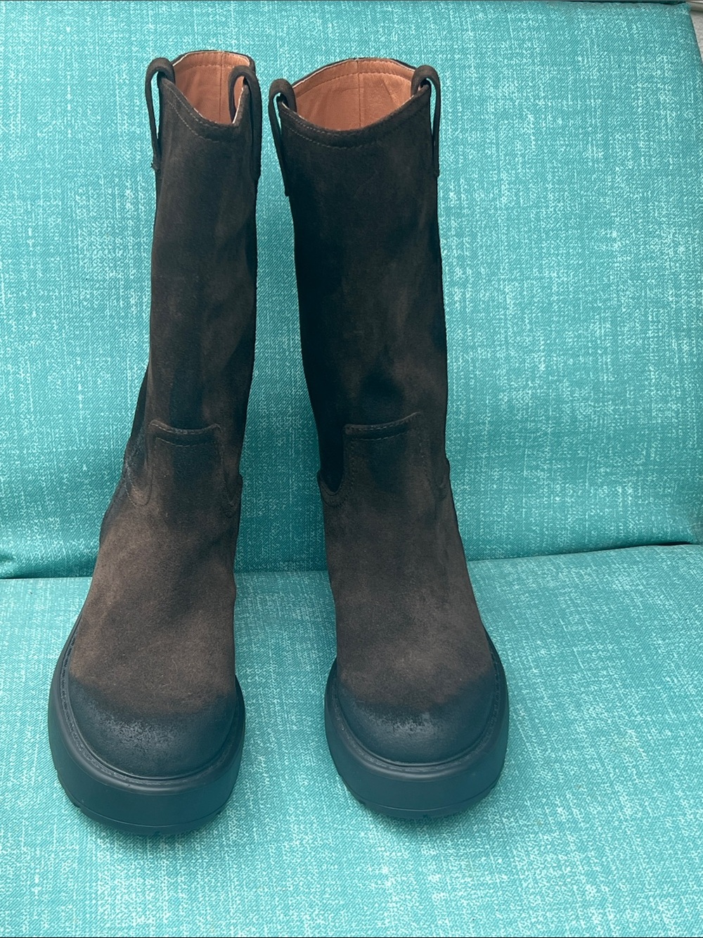 Jeffrey Campbell Platform Boots in Dark Brown size 9 1/2 never used